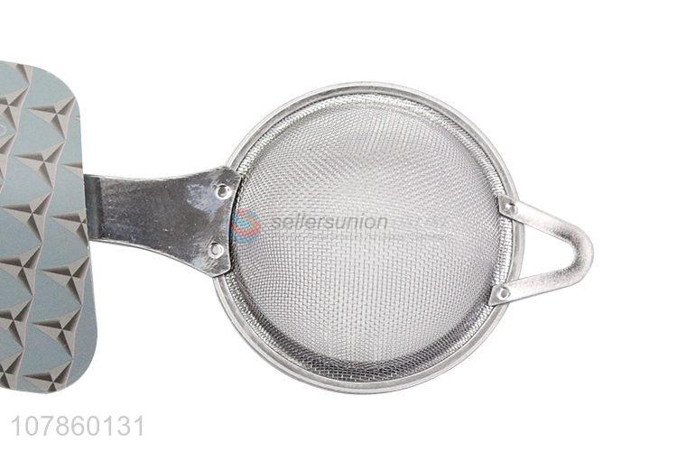 Yiwu wholesale stainless steel strainer sieve colander kitchen tools
