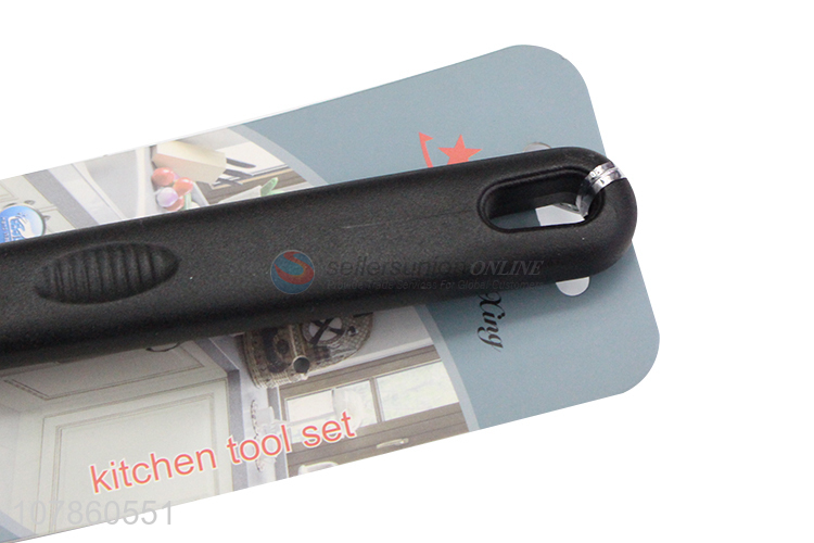 Good quality black cooking spatula long-handled nylon spatula