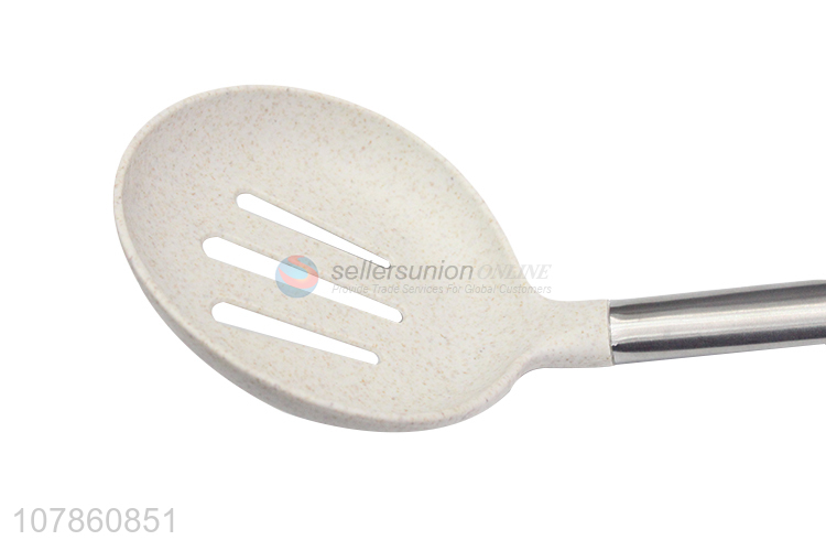 Yiwu Wholesale Stainless Steel Handle Three-hole Colander Household Kitchenware