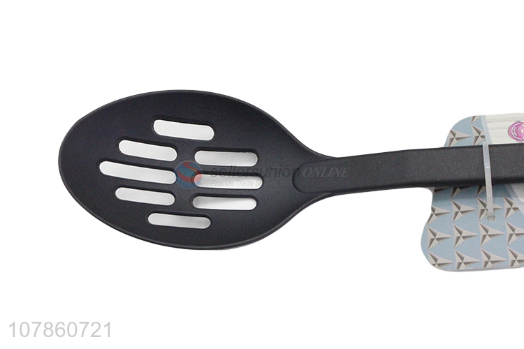 Good wholesale price black hollow spoon creative draining spoon