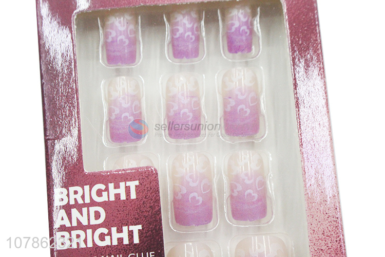 Lovely Design False Nail Tip Artificial Fake Nail Set