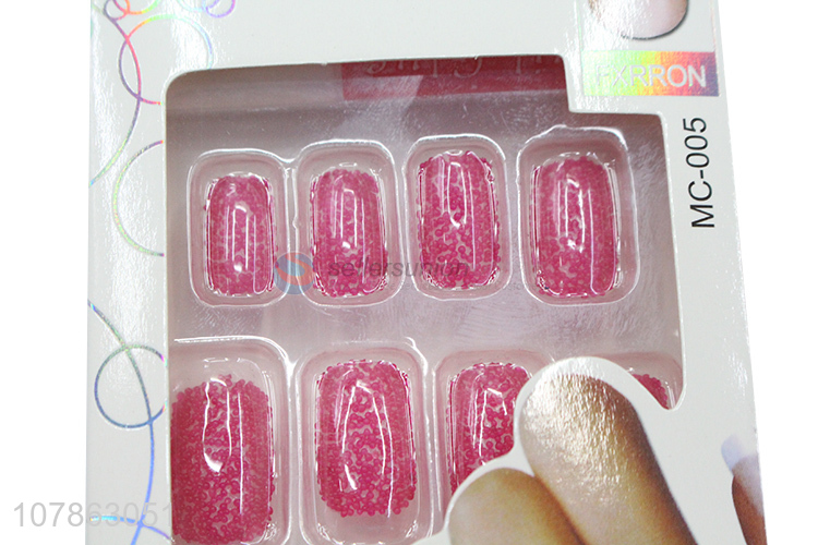 Best Selling Fashion Colored Nail Tips False Nail Tips