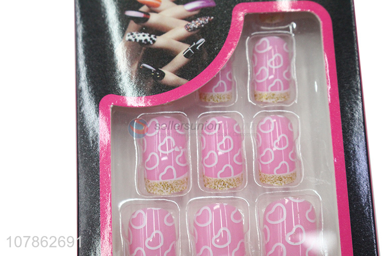 Popular Nail Beauty Full Cover False Nail Tip For Girls