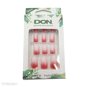 Custom Fake <em>Nails</em> <em>Artificial</em> Nail Colored Nail Tips