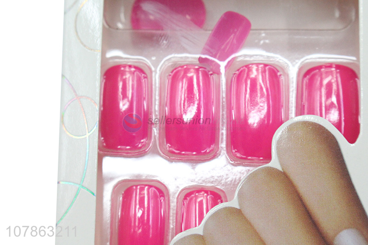 Good Quality Nail Beauty Artificial Fake Nails Coloured Nail Tips
