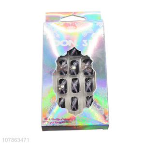 Fashion Fingernail Tips Fake Gel <em>Nails</em> <em>Artificial</em> <em>Nails</em>