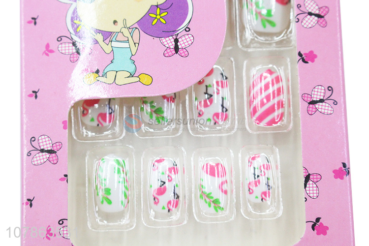 Cute Printing Artificial Nail Tips Nail Beauty Fake Nails