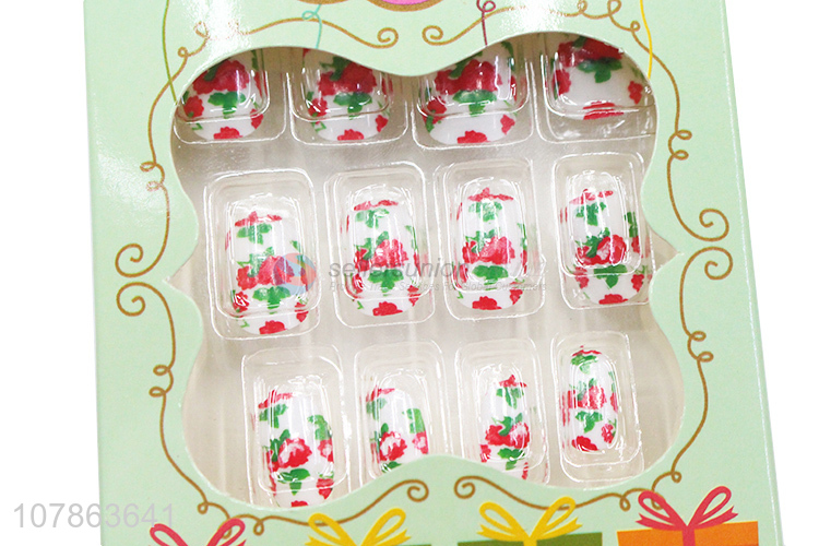 Hot Selling Press On Nail Art Tips Kids Fake Nails