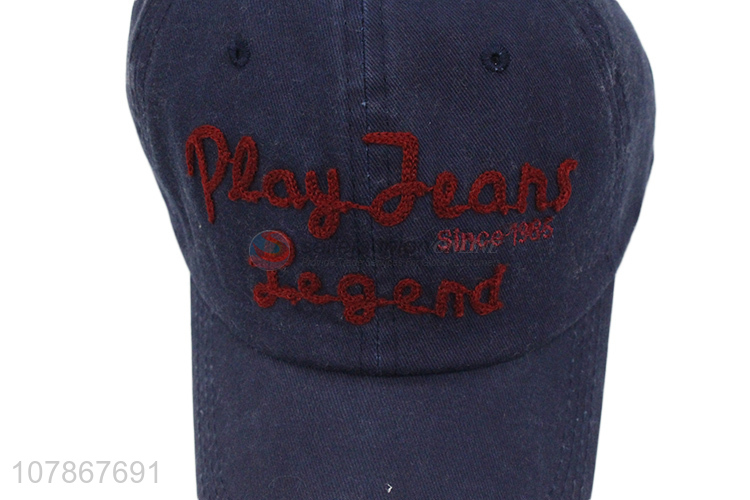 Good quality creative embroidery baseball cap travel sun hat for women