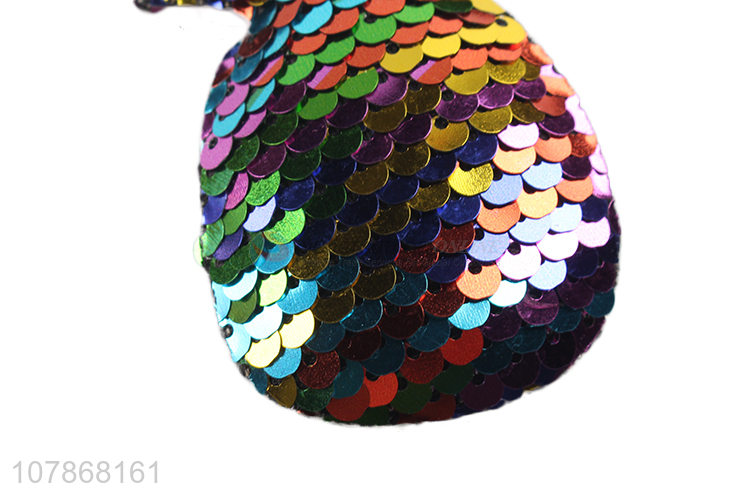 Hot Sale Colorful Sequins Pineapple Shape Keychain