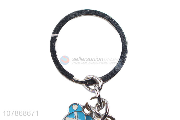 Factory Wholesale Cartoon Keychain Alloy Pendant Key Ring