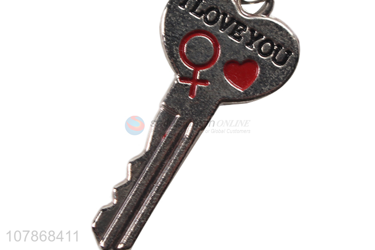 Newest Alloy Key Pendant Keychain Fashion Key Ring