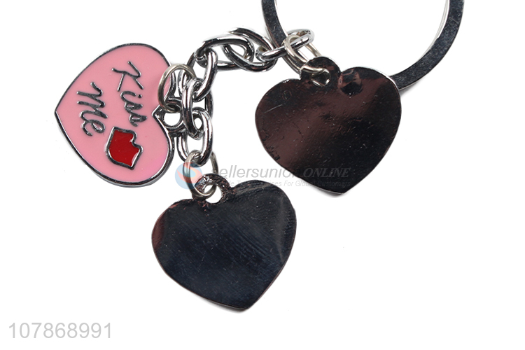 Classic Heart-Shaped Key Ring Personalized Keychain