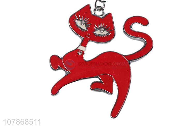 High Quality Cartoon Cat Key Chains Custom Keyrings