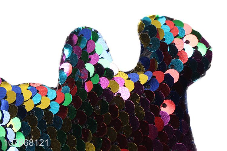 Hot Sale Colorful Sequins Bear Keychain Cool Key Chain
