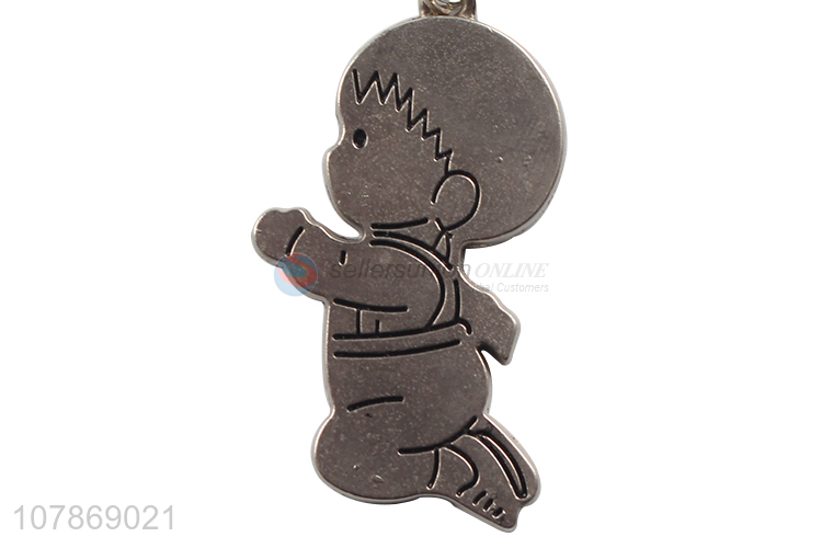 Best Sale Lovely Boy Metal Key Chain Fashion Key Ring