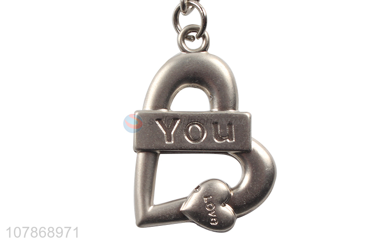 Good Quality Alloy Heart Key Ring For Lovers