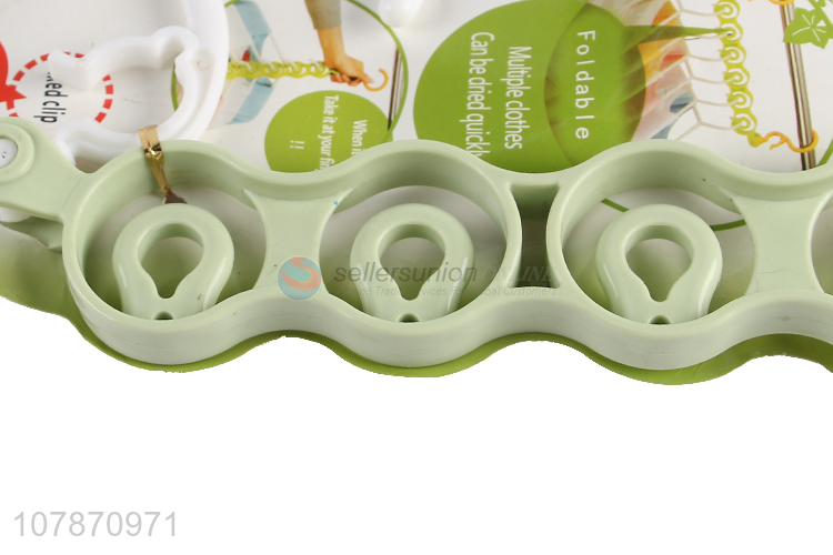 Online wholesale fashionable space-saving foldable multiple clothes hanger
