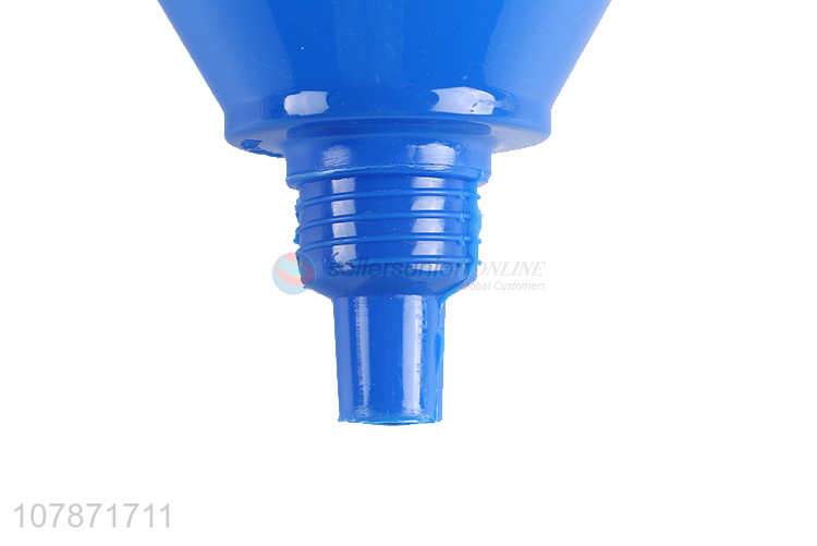Factory direct sale kitchen tools plastic oil funnel with handle