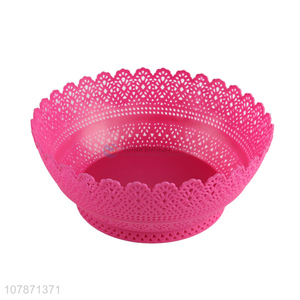 Hot selling trendy hollowed out fruit plate for home decoration