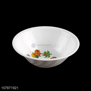 China wholesale round plastic <em>bowls</em> soup bowl for household use