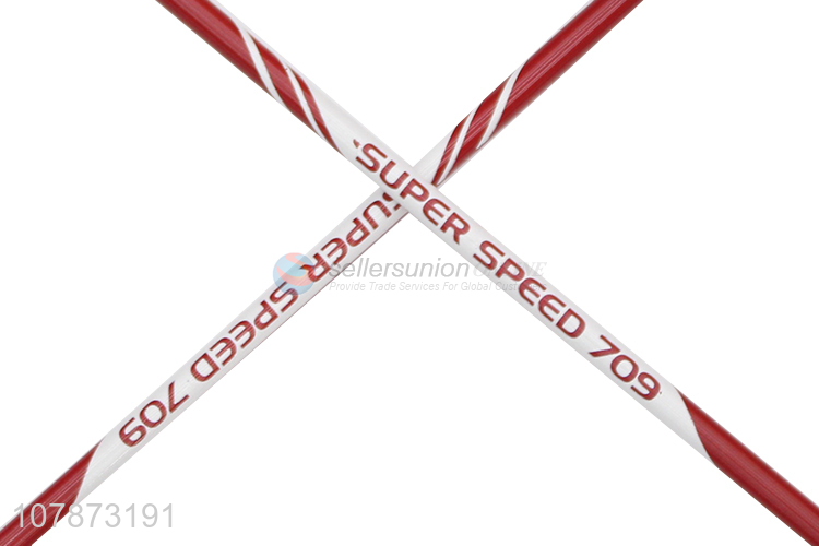 Top quality durable good elastic badminton racket set for sports