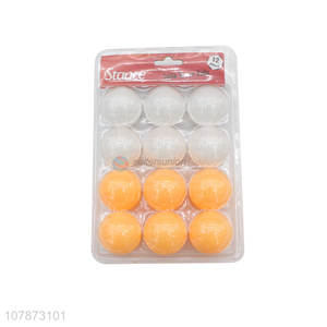 Cheap price 12pieces indoor sports pingpong balls table tennis