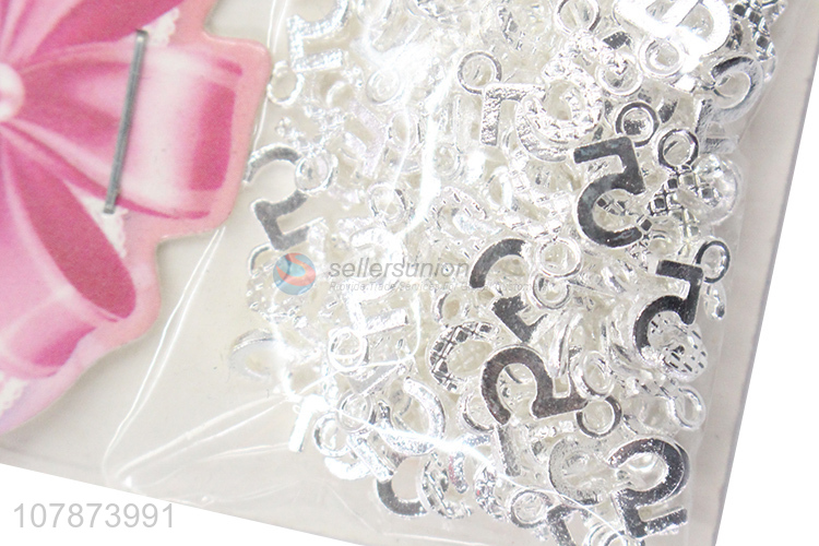 High quality silver digital DIY nail art metal decoration accessories
