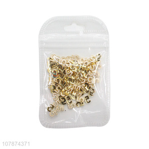 China Wholesale Golden Digital 5 Metal Ladies Nail Art Decoration