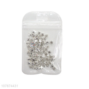 China Factory Wholesale Silver Nail Art Diamond Metal DIY Nail Decoration