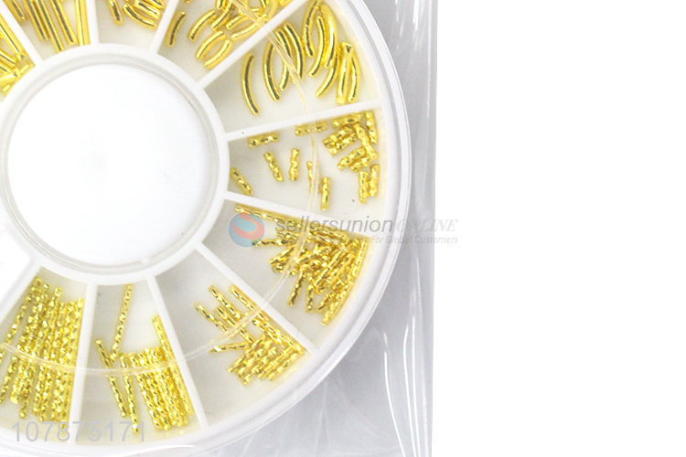 China Export Golden Multi-Style Creative Nail Art Sticker Set
