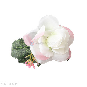 Good Quality Fashion Artificial Flower Hairpin Girls Hair Clip