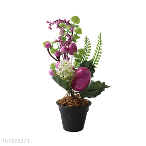 Good quality foam <em>egg</em> <em>Easter</em> artificial bosai for home decor
