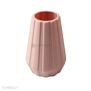 Promotional items colorful pp material flower vase for tabletop decoration