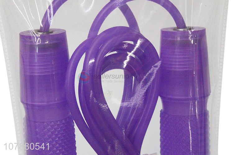 China supplier durable adjustable pvc speed jump rope for training