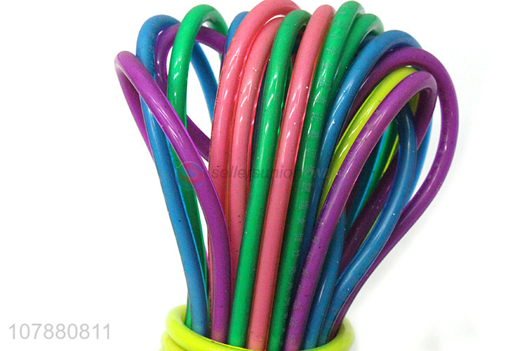 Online wholesale multicolor fashion excercise pvc jump rope