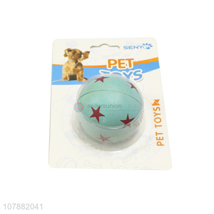 Hot Sale Star Pattern Rubber Ball Pet Toy Dog Toy Ball