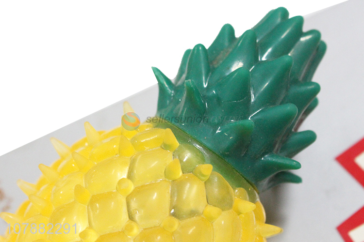 New Arrival Simulation Pineapple Pet Toy Dog Teeth Cleaning Toy