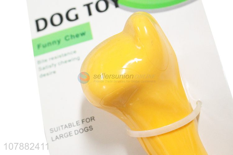 Popular TPR Bone Shape Pet Chew Toy Interactive Dog Toys