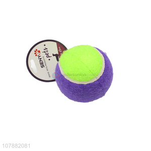 High Quality Colorful Tennis Pet Toy Dog Training Toy Ball
