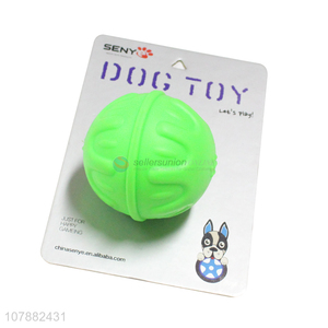 Custom Soft TPR Ball Interactive Dog Toy Pet Squeak Ball Toy
