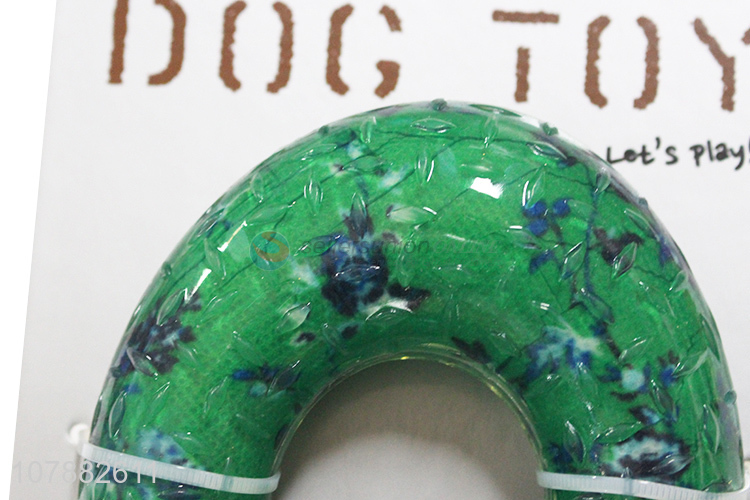 Custom Simulation Doughnut Dog Playing Toy Pet Chew Toy