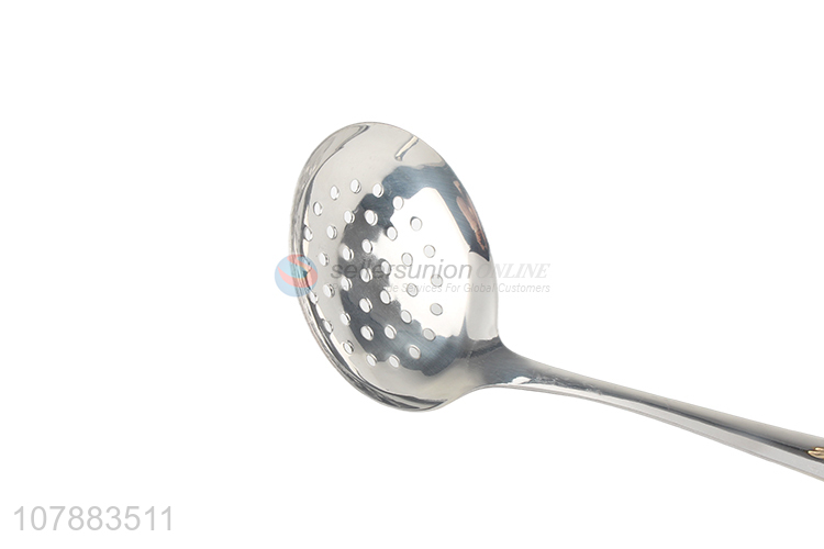 Cheap price household stainless steel slotted spoon wholesale