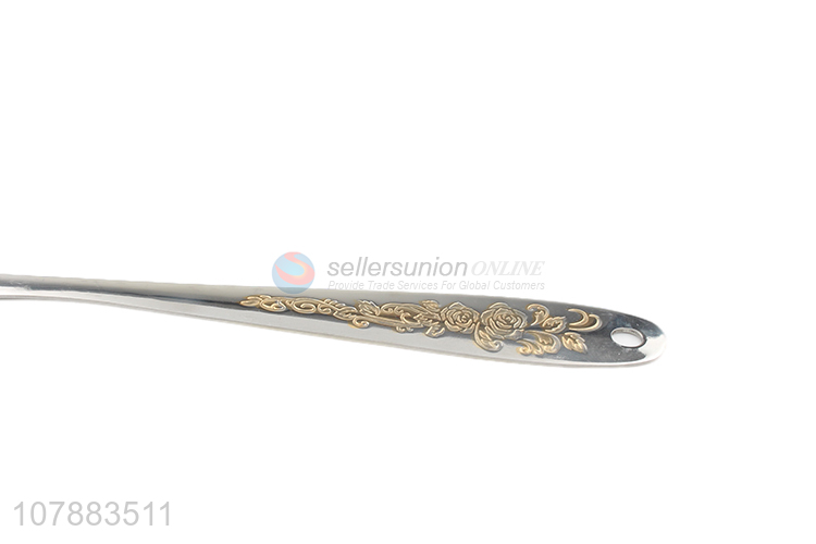 Cheap price household stainless steel slotted spoon wholesale