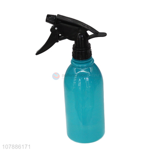 Hot selling blue plastic spray can translucent spray bottle