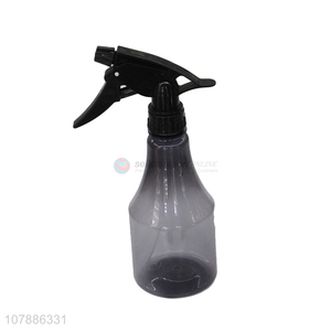 High quality gray translucent plastic hand pressure spray can
