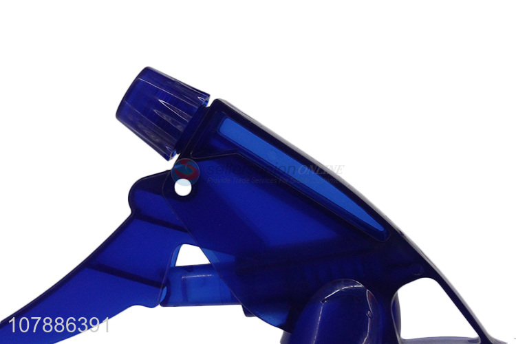 New arrival royal blue plastic spray can hand pressure watering kettle