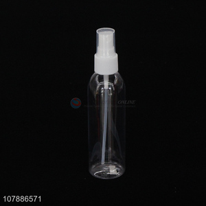 Hot selling transparent plastic portable travel spray bottle set