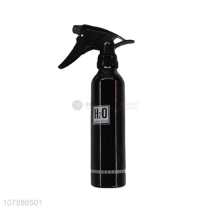 China factory wholesale black aluminum watering spray bottle