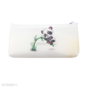 Yiwu wholesale white cartoon student stationery pencil case